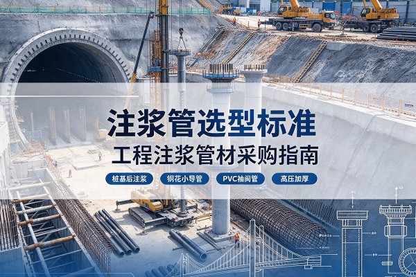米脂注浆管选型标准