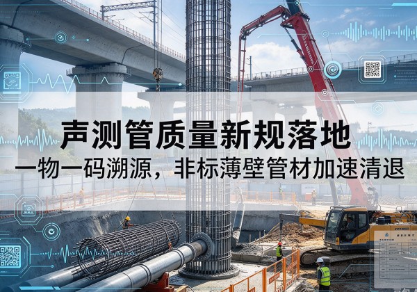 米脂声测管质量新规落地，一物一码溯源，非标薄壁管材加速清退