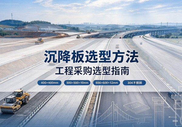 米脂沉降板选择方法