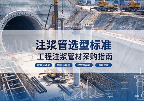 米脂注浆管选型标准